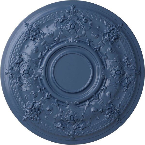 Ekena Millwork Darnay Ceiling Medallion (Fits Canopies up to 7 1/4"), Hand-Painted Americana, 29 1/4"OD x 2"P CM29DAAMF - main